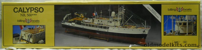 Billing Boats 1/45 Calypso With Fittings Research Vessel of Jacques Cousteau, 560 plastic model kit